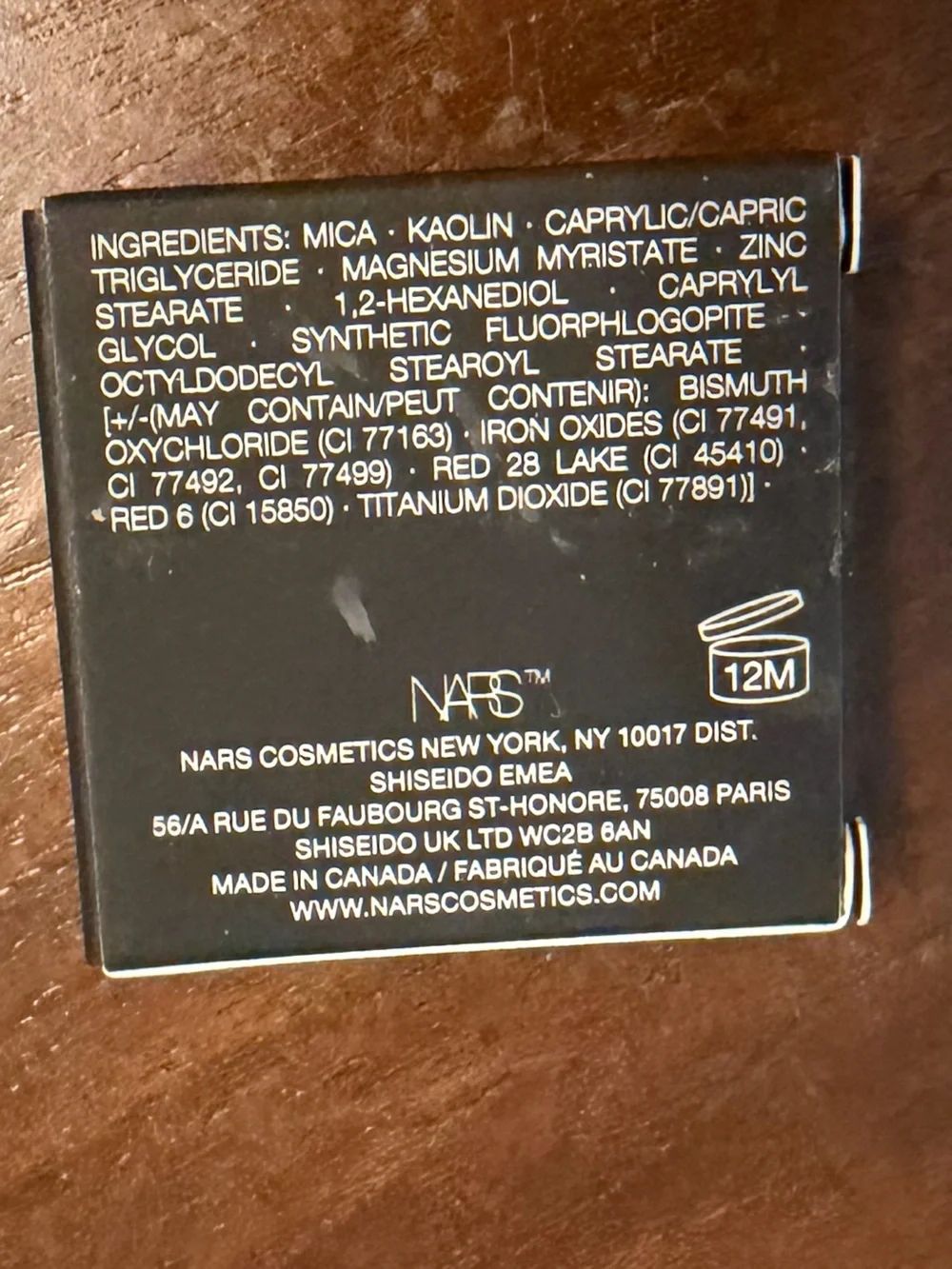 NARS Sex Appeal .09 oz powder Blush